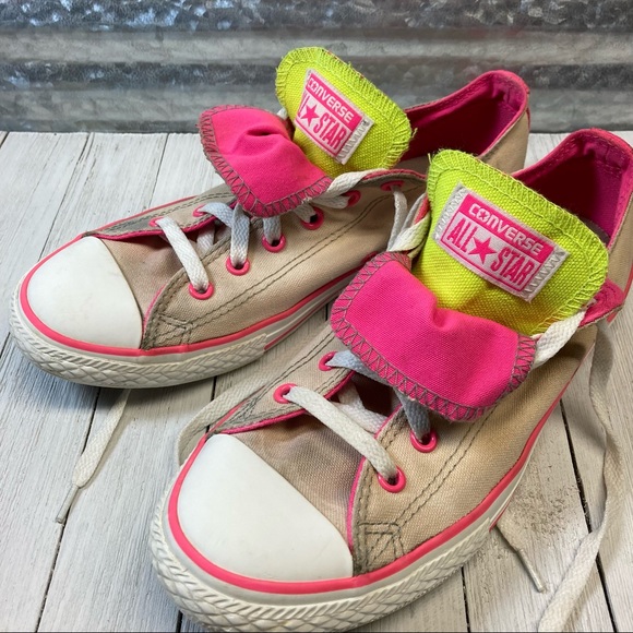 Converse Bleached Double Tongue Sneakers 5 - Picture 2 of 9